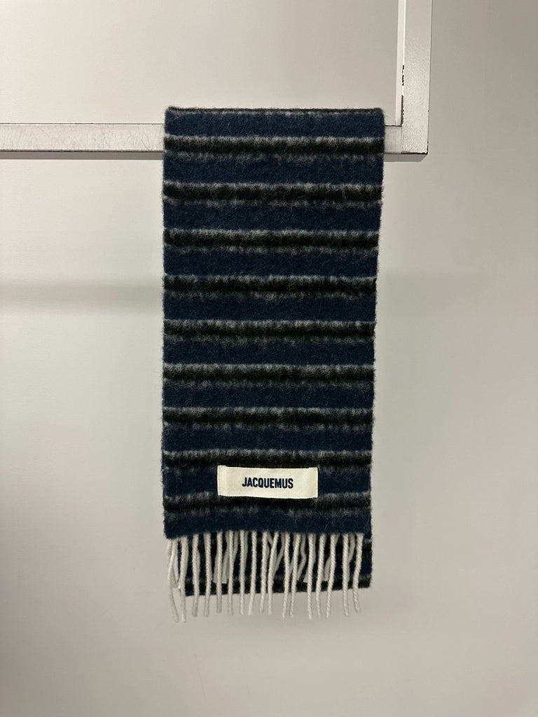 L ECHARPE RAYURES BLUE