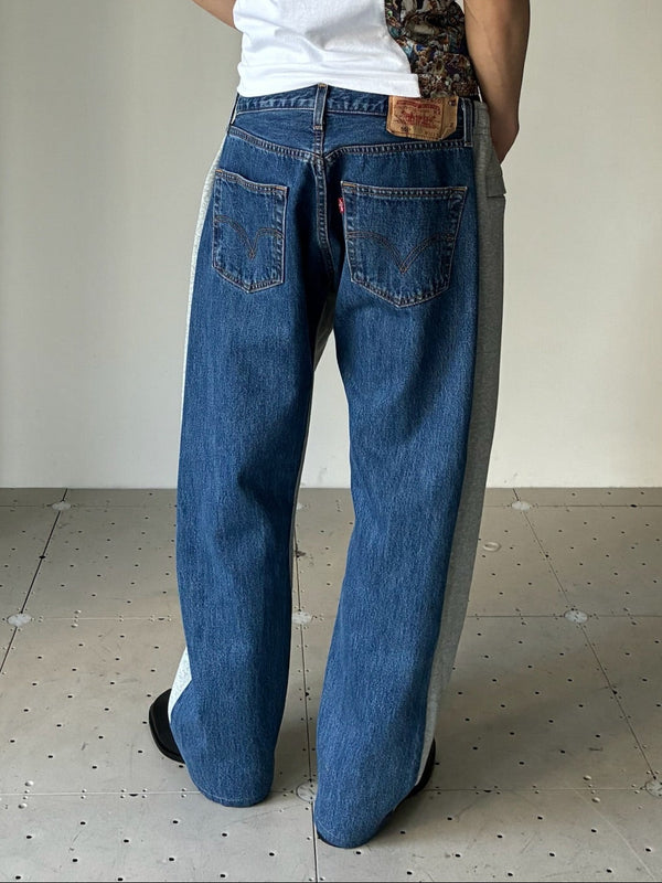 OVERJOGGINGJEANS JERSEY GREY