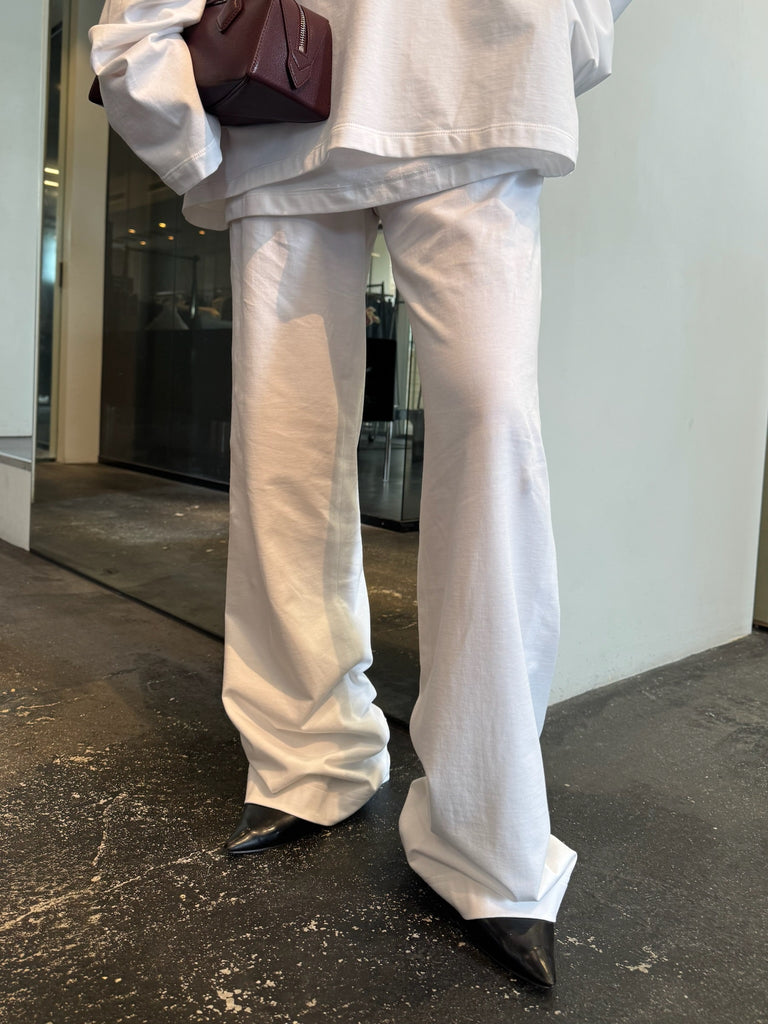 CLASSIC TROUSERS TSHIRT WHITE