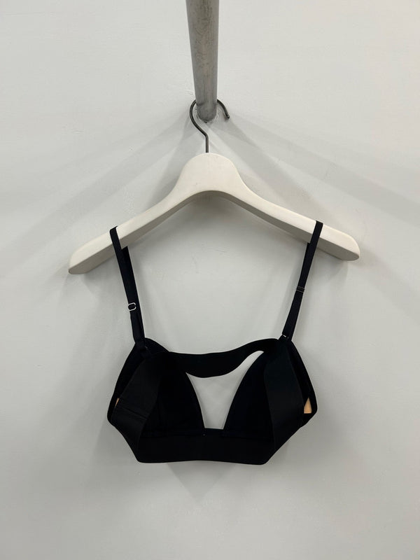 VELVET BRALETTE BLACK