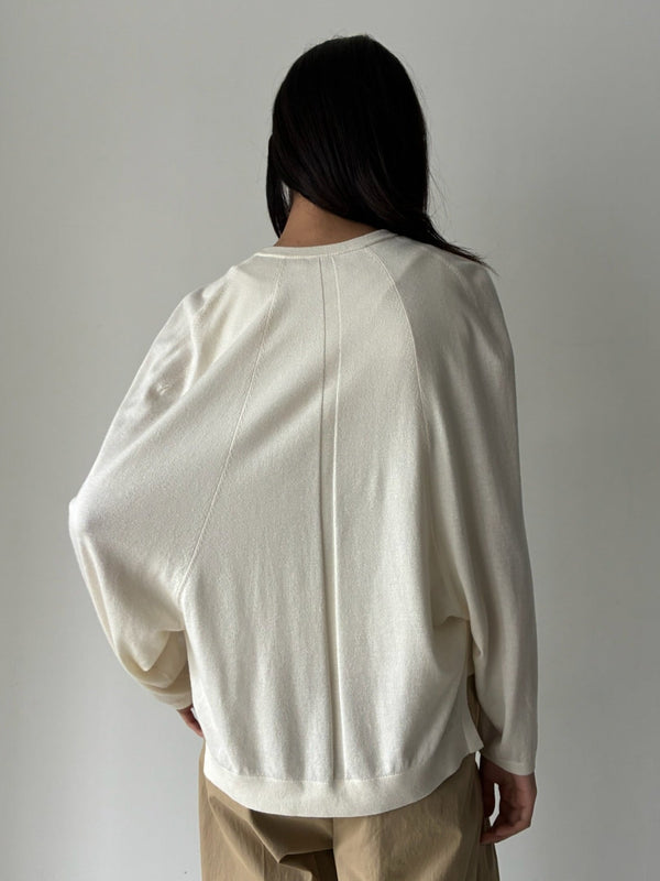 AERON CARDIGAN WHITE
