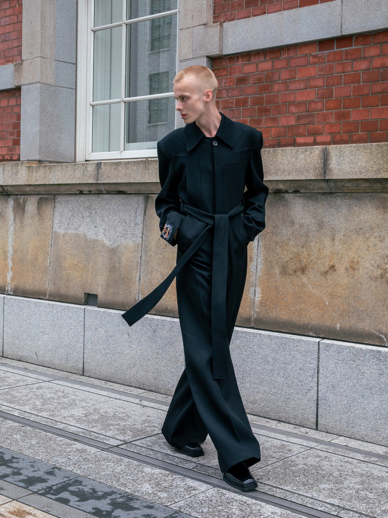 EGONlab. (エゴンラボ) | TAILORING JUMPSUIT BLACK – ADDITION ADELAIDE