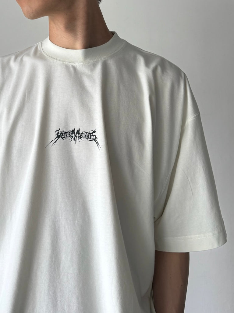 METAL LOGO REGULAR T-SHIRT WHITE