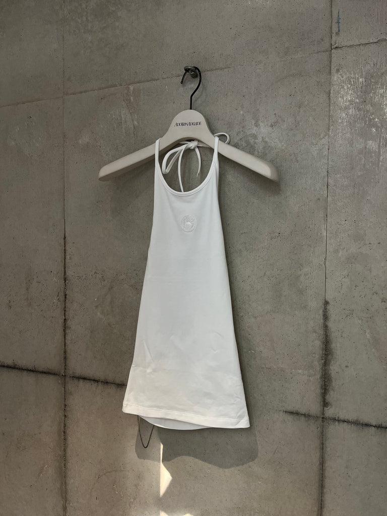 【WTO504ACJER0115】PEARL LOGO SL TOP WHITE