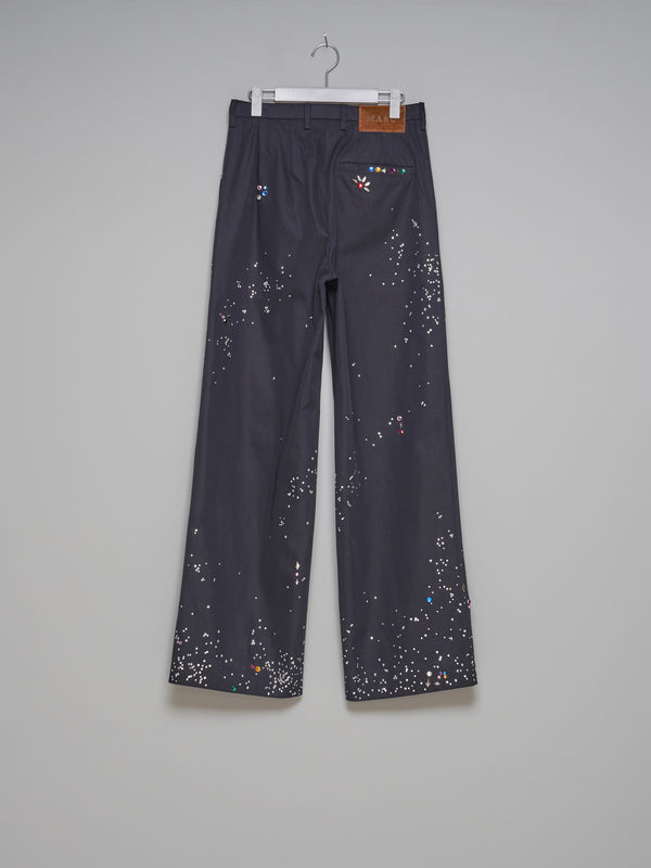 【問い合わせ商品】GALAXY STRAIGHT TROUSERS NAVY