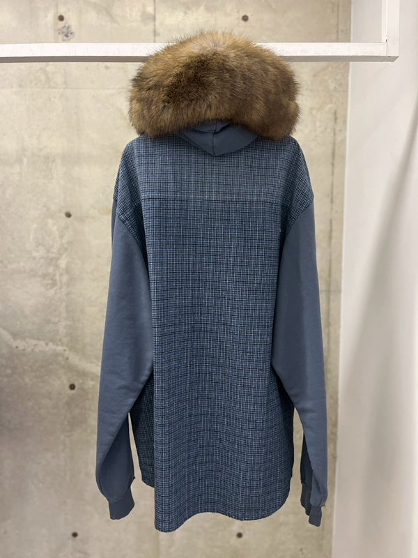 HOODED OUTERWEAR BLUE