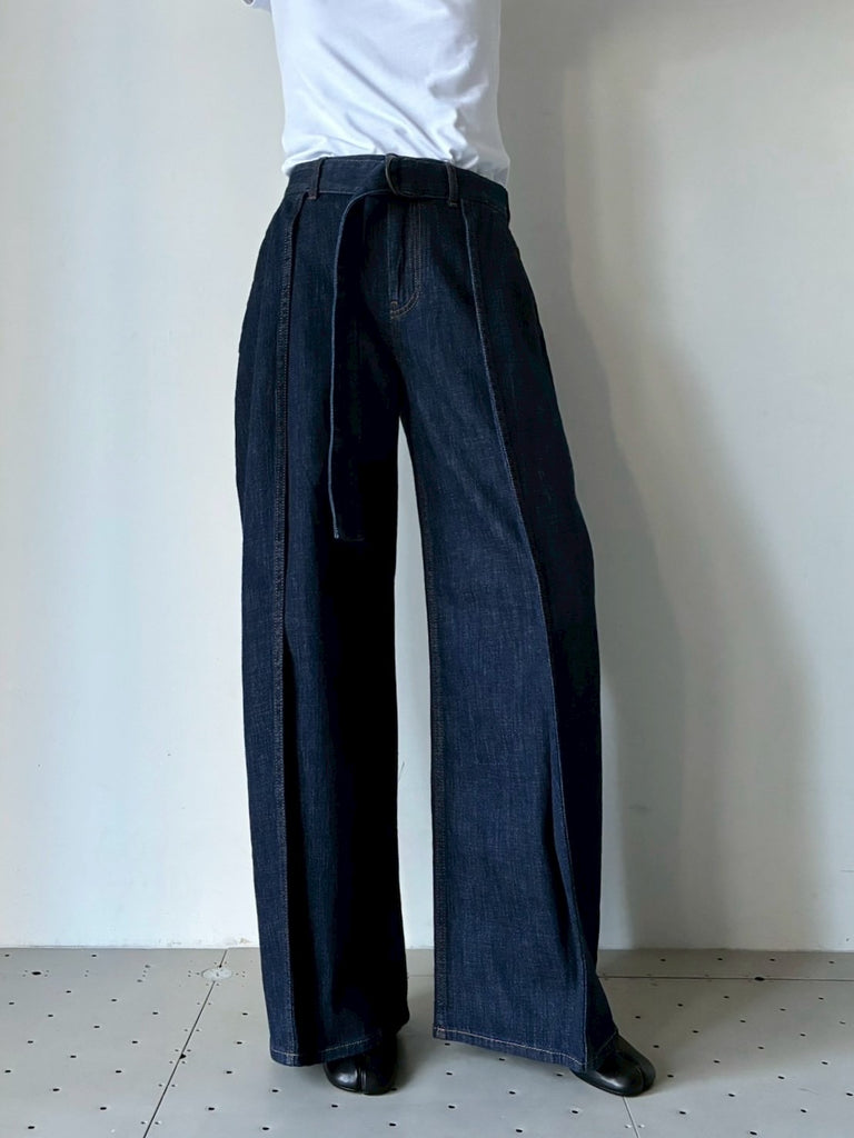 BELTED JIANS AF INDIGO