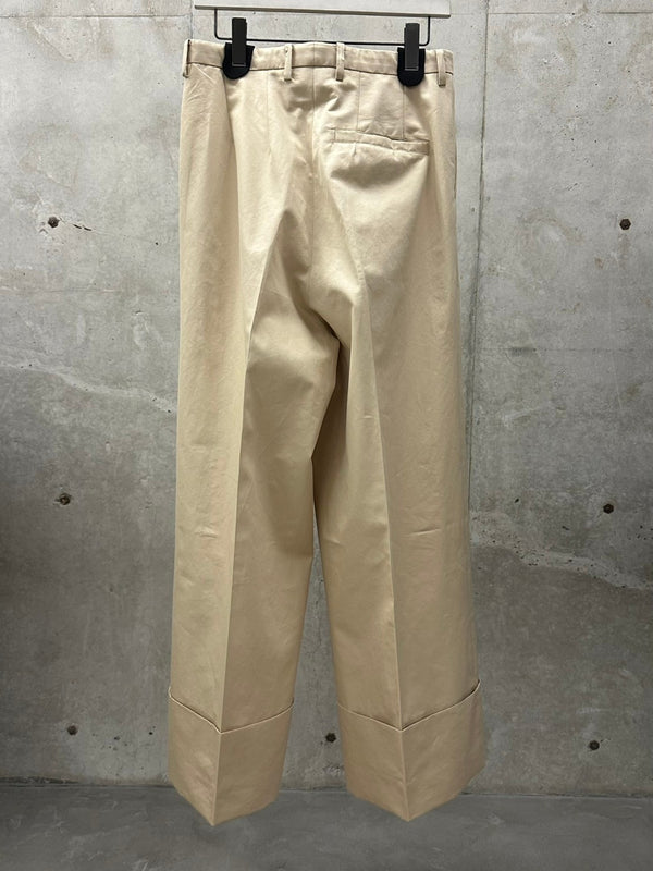 WIDE TROUSERS BEIGE