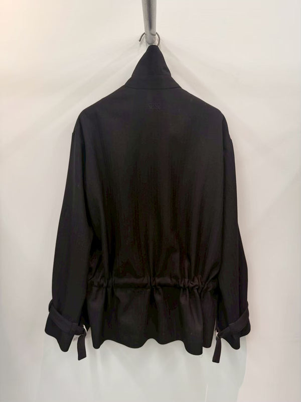 【S540Y02XD0】BELTED JACKET BLACK