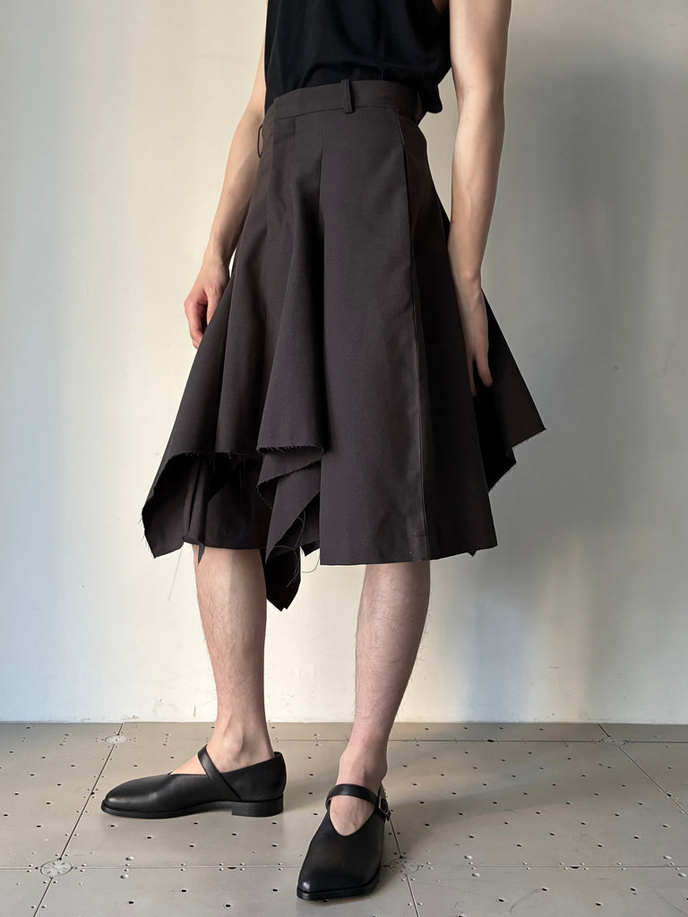 【NP09-PC04】NAVE SKIRTSHORT BROWN
