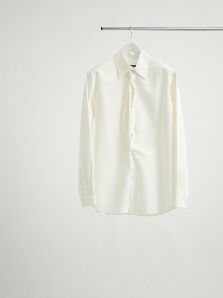 【S26AW05SH-C】REVERSIBLE SEWING SHIRT WHITE