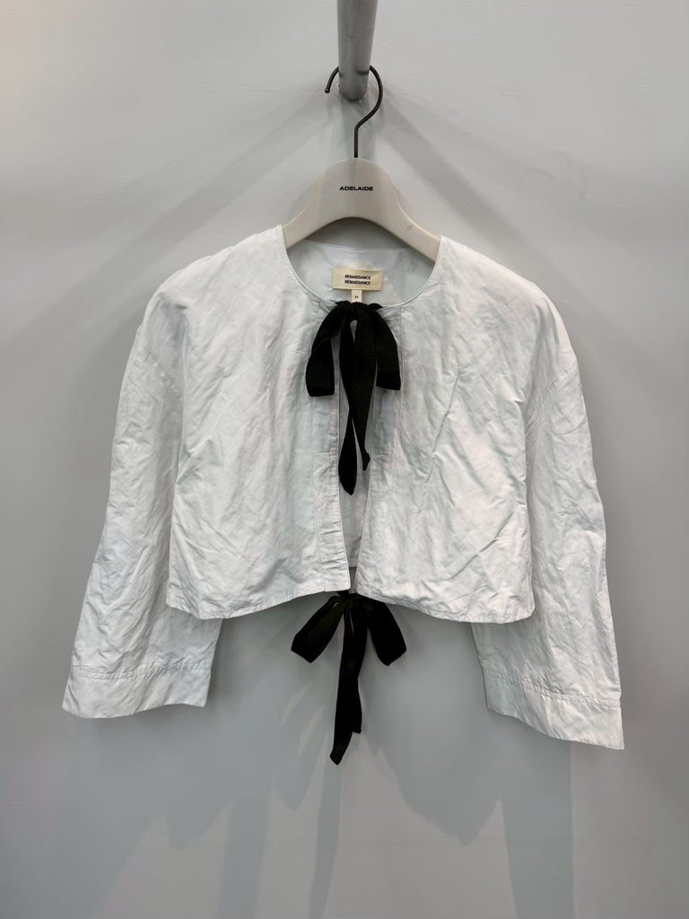 【33RR0JANE1】JANE BOLERO JACKET WHITE