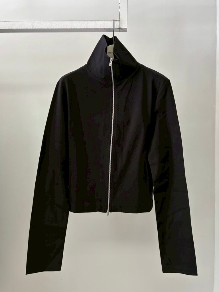 SLIM ZIP LONGSLEEVE BLACK