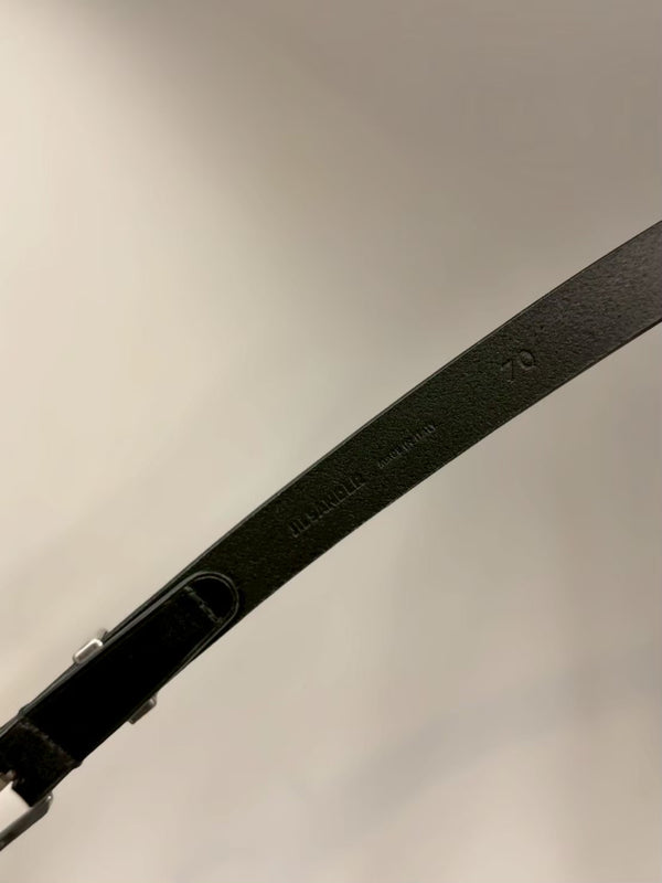 【J67TP0005】RECTANGLE BELT 2 CM BLACK