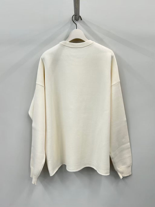 ANAGRAM POCKET SWEATER BEIGE