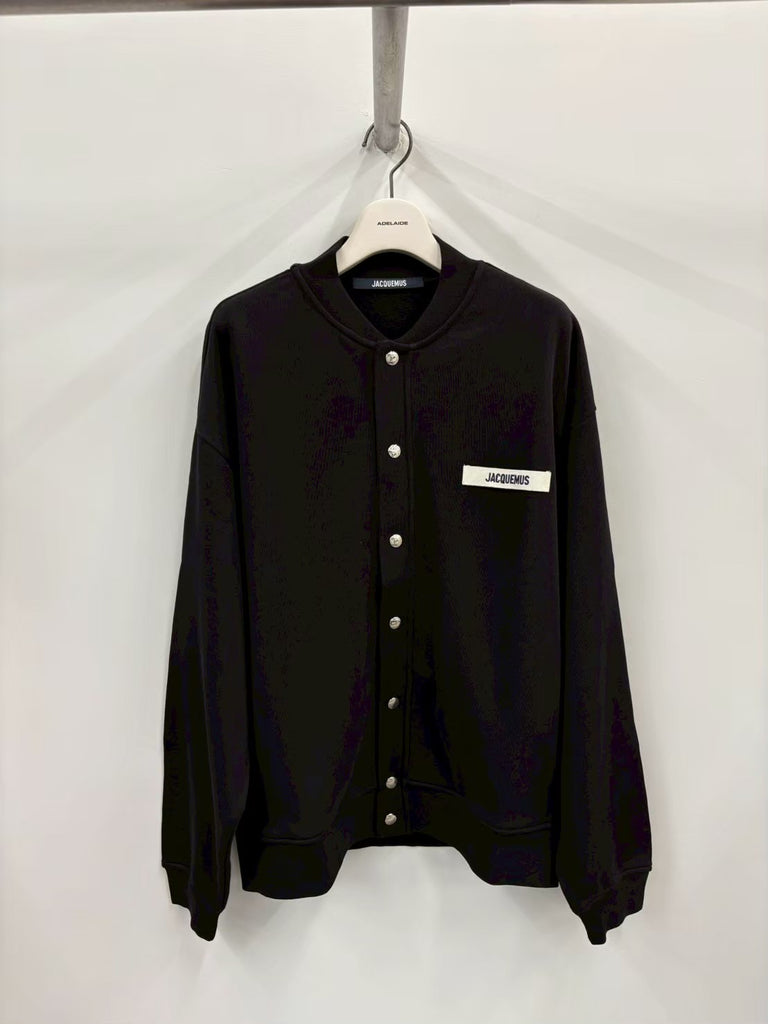 LE CARDIGAN GROS GRAIN  BLACK