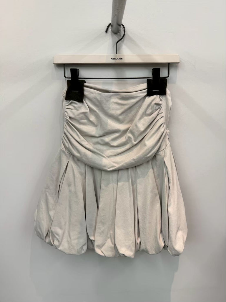 【33RR0QAJAR-J】QAJAR-J SKIRT GREY