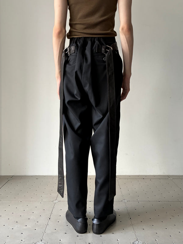 【34PDC-S1-1126】 JACOB TROUSER BLACK