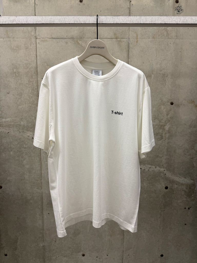 【MH27TR220W】DEFINITION REGULAR T-SHIRT WHITE