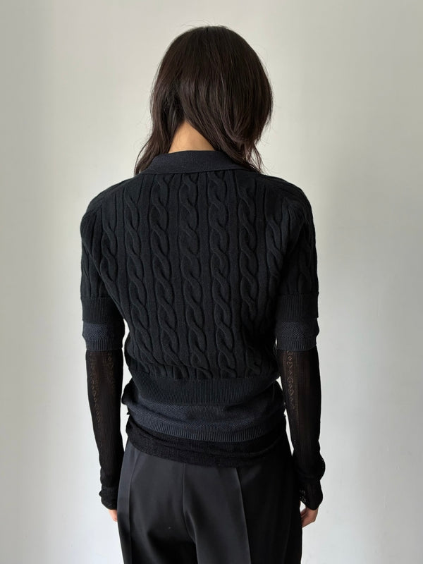 【S6-M-4028】POLO ALL-IN BLACK