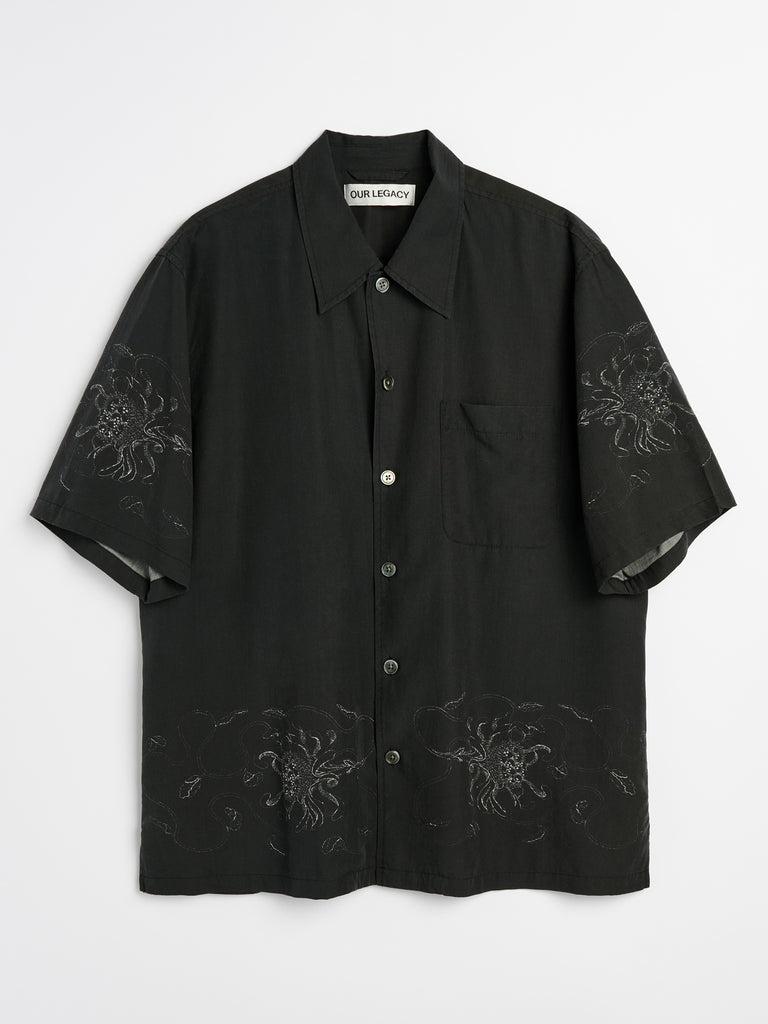 【M4262SV】EVERY SHIRT SHORTALEEVE BLACK