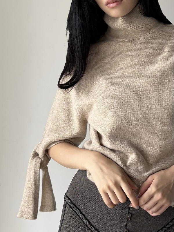 【26HTOW00923AK00282】LA MAILLE FIOCCO BEIGE