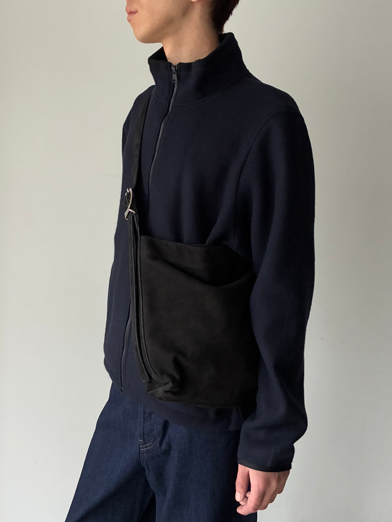 EVERYDAY FLEECE JACKET IN WOOL/NYLON NAVY