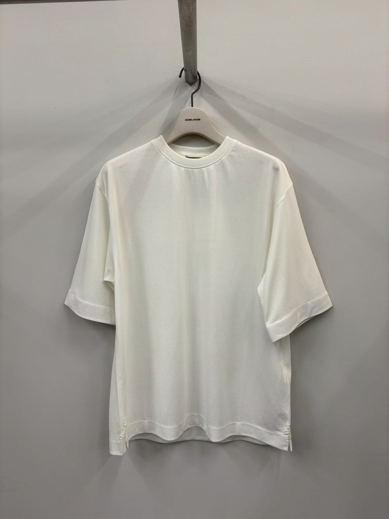 LE TSHIRT ROND CARRE WHITE