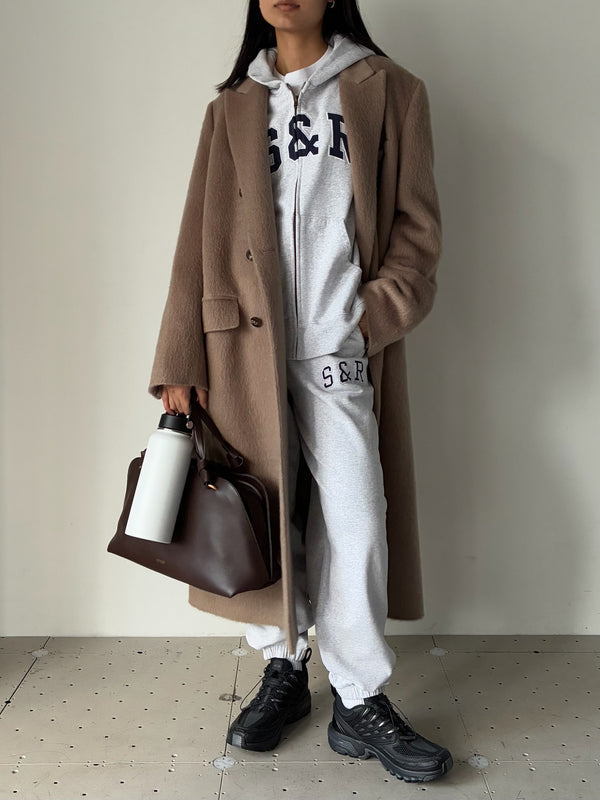 S&R IVY ZIP HOODIE GREY