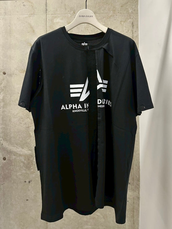 HOOK & BAR TEE	BLACK