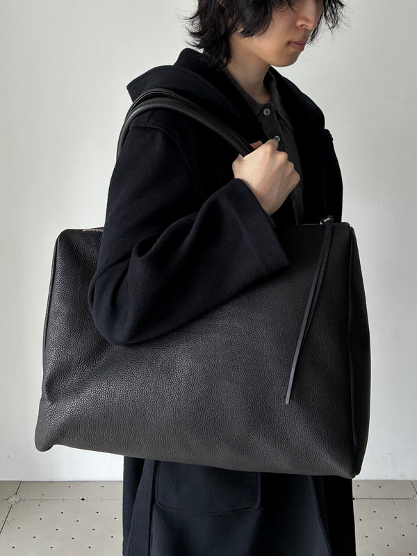 【013-3234-BK】 VINTAGE LEATHER BOSTON BAG BLACK ( EXCLUSIVE )