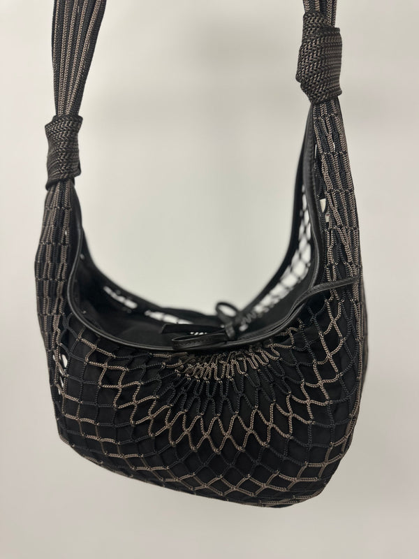 【BG0128 TP0006】CROISSANT FILT BAG BROWN