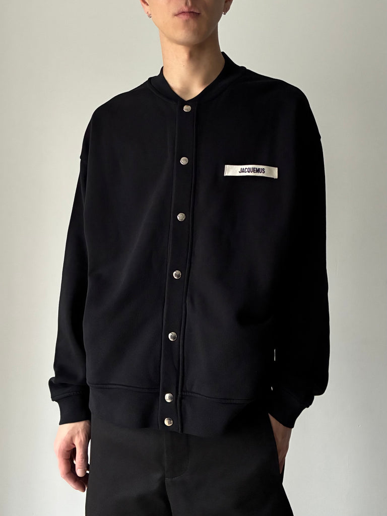 LE CARDIGAN GROS GRAIN  BLACK