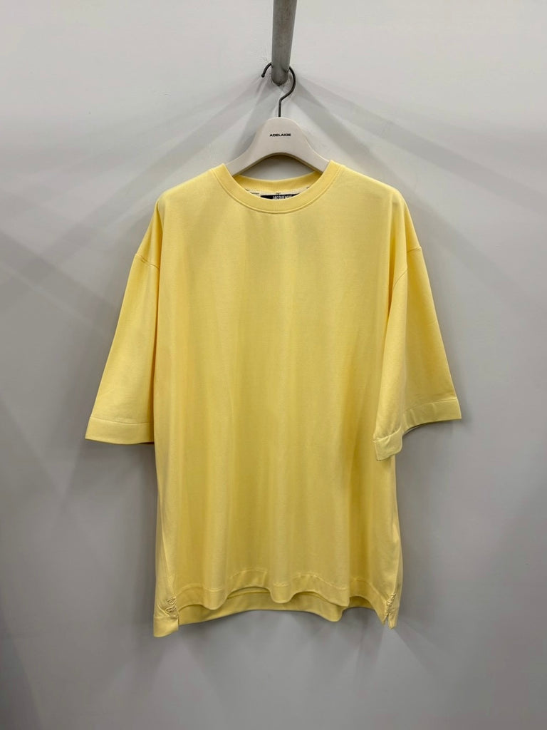 LE TSHIRT ROND CARRE MC YELLOW