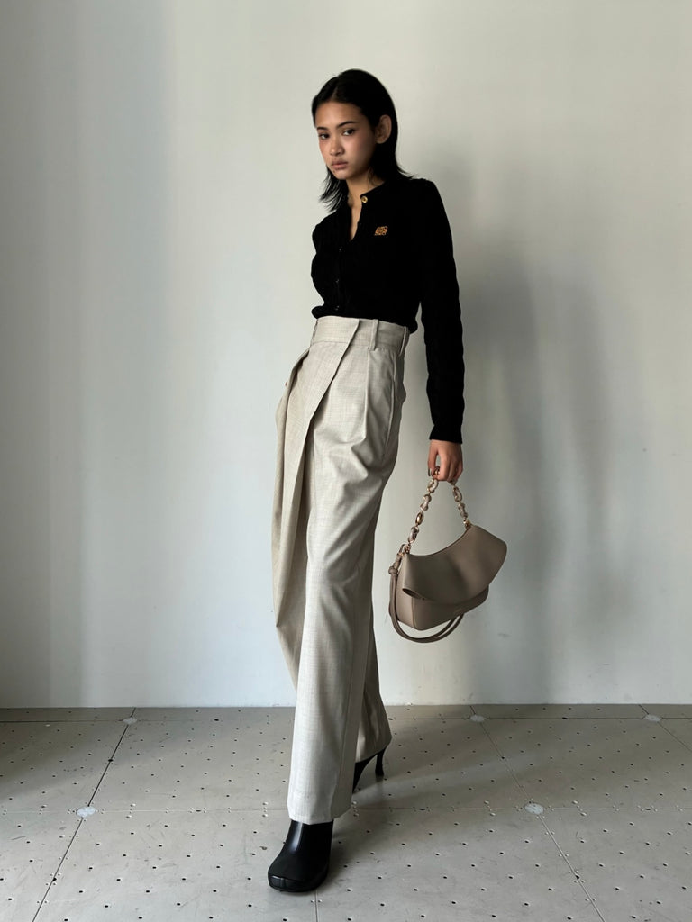 WRAP TROUSERS AF BEIGE