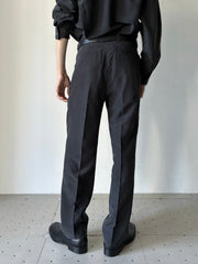 ISSUETHINGS (イシューシングス) |【】シルクタックパンツ BLACK