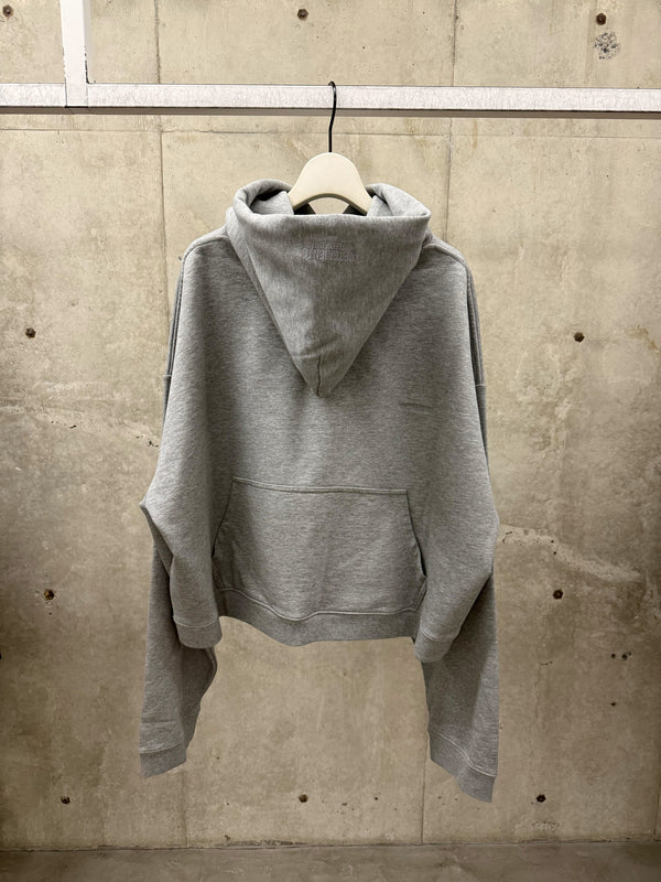 【MH27HD223G】ATHLETIC LOGO HOODIE GREY