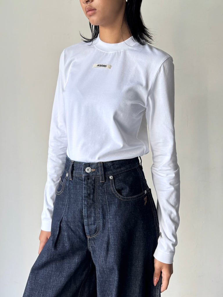 LE TSHIRT GROS GRAIN - ML WHITE