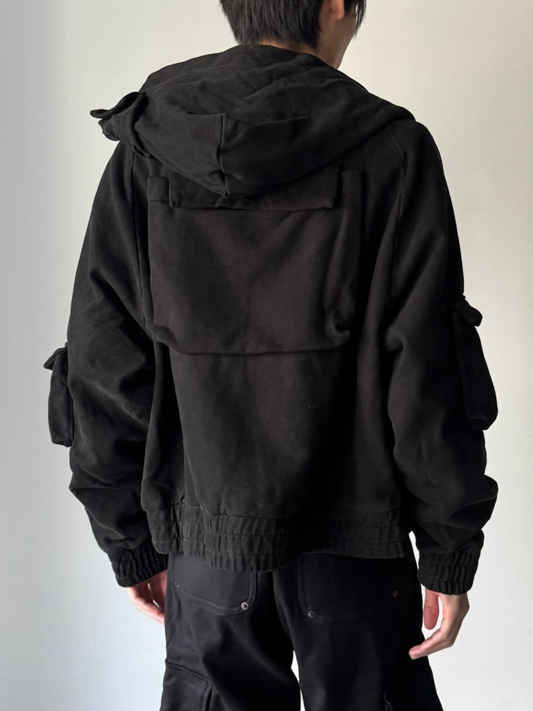 KODY PHILLIPS(コーディーフィリップス) | ZIP UP CARGO HOODIE