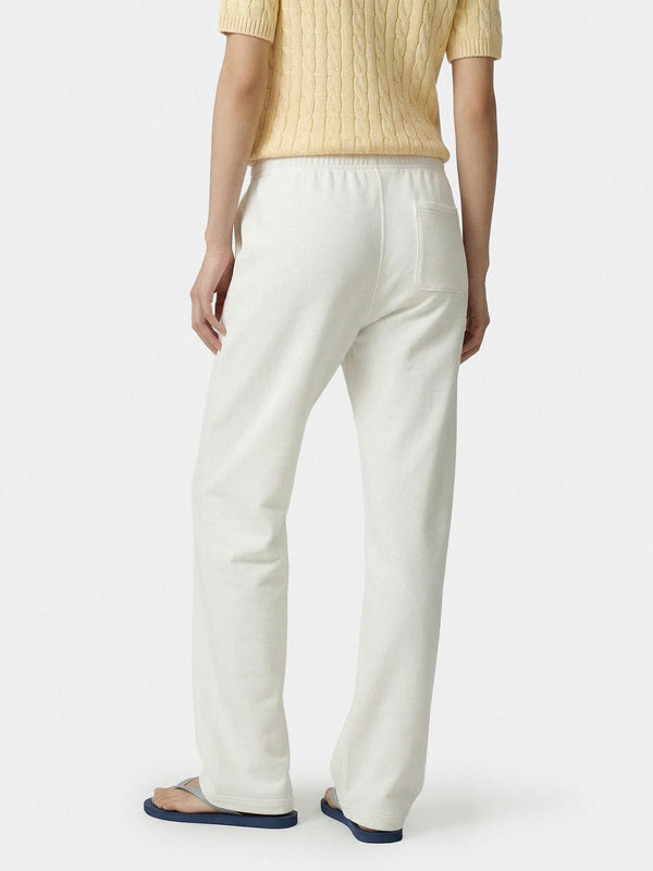 【33SR02PA07176269WH37】Vendome LA Embroidered Wide Sweatpant WHITE
