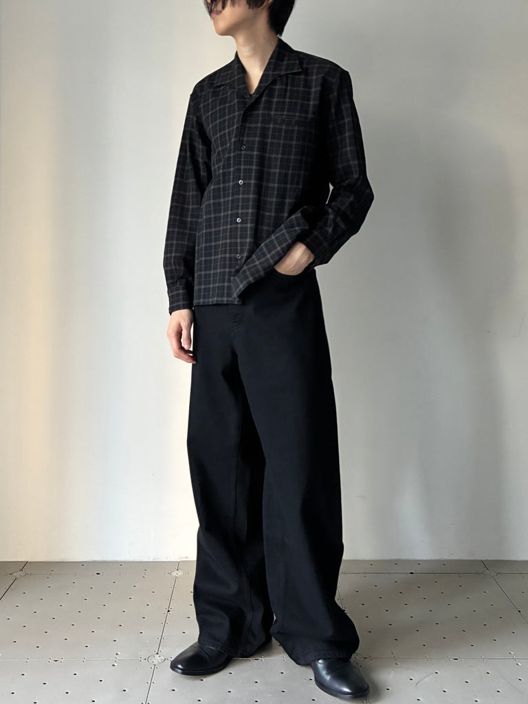 VUJA DE (ヴジャデ) | STEVE WIDE-LEG DENIM JEANS BLACK – ADDITION 