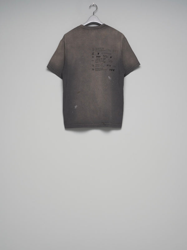 【M26U6CS003】WASTED RED ANGEL T-SHIRT BLACK