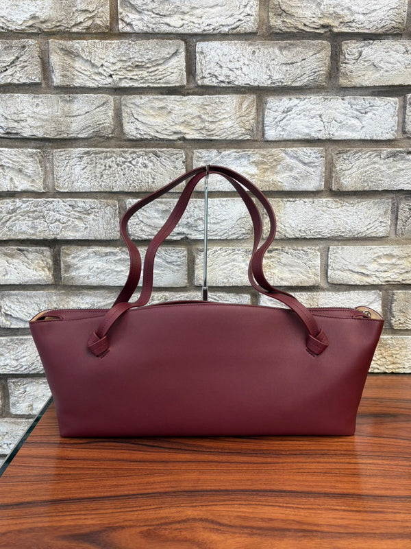 KNOT SHOULDER EW BURGUNDY