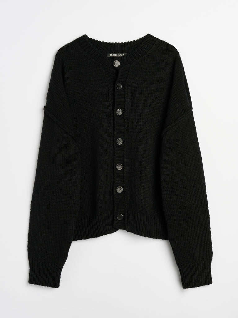 【M4263PS】PITCH CARDIGAN BLACK