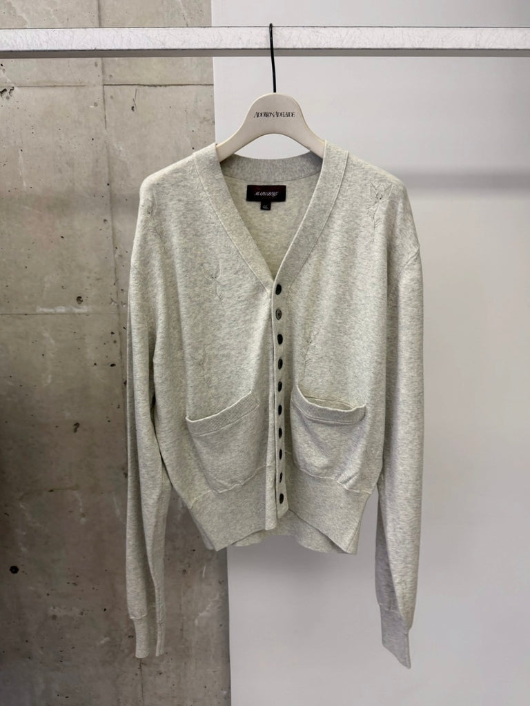 MB 10 BUTTONS CARDIGAN GREY