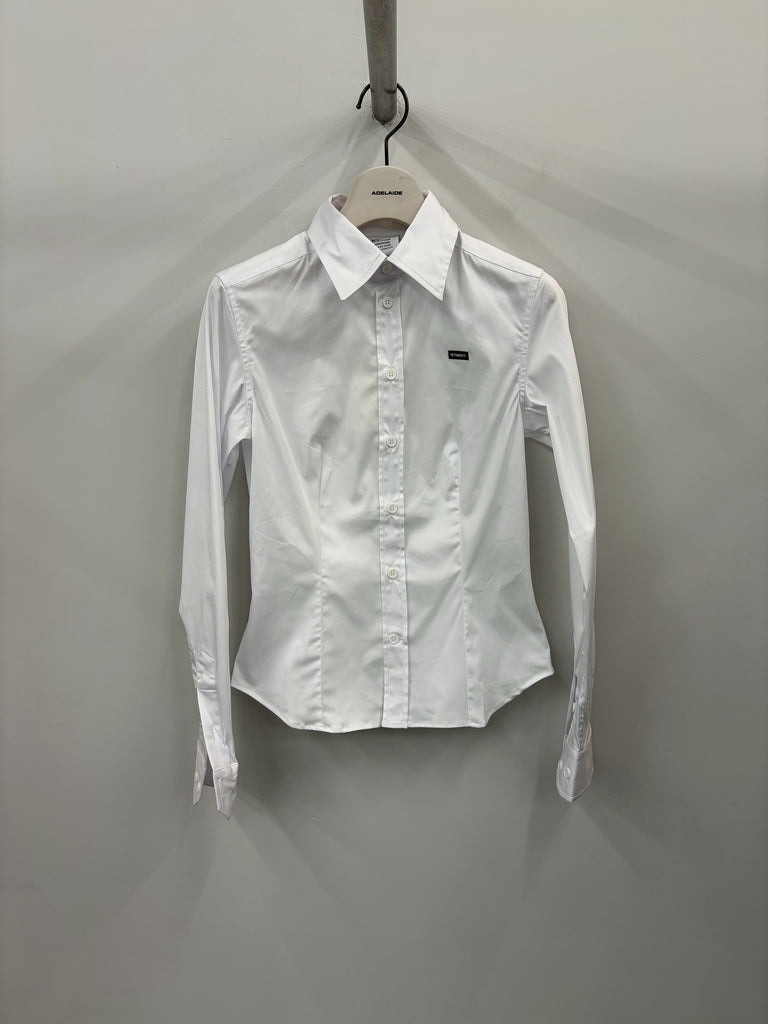 【WH27SH039W】FITTED CLASSIC SHIRT WHITE