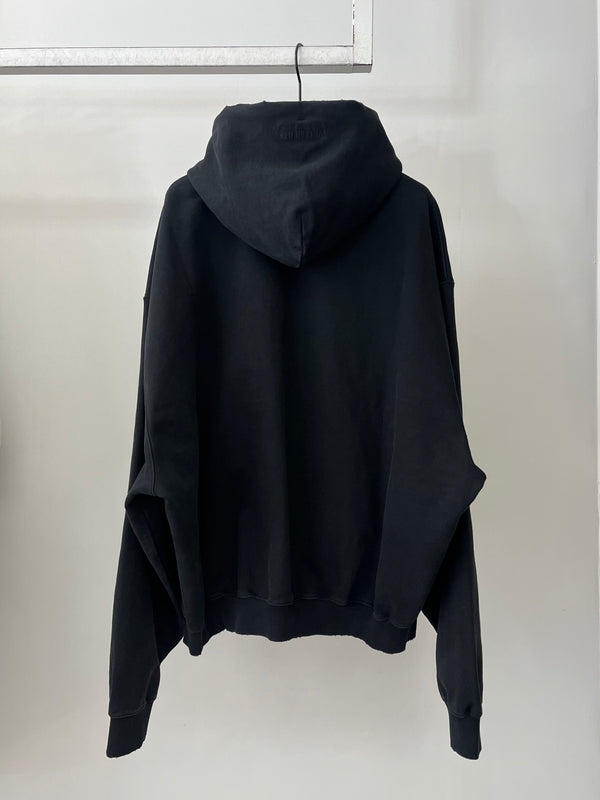 【MH27ZU241B】VETEMENTSXMOTORHEAD DOUBLE GRAPHIC ZIP-UP HOODIE BLACK