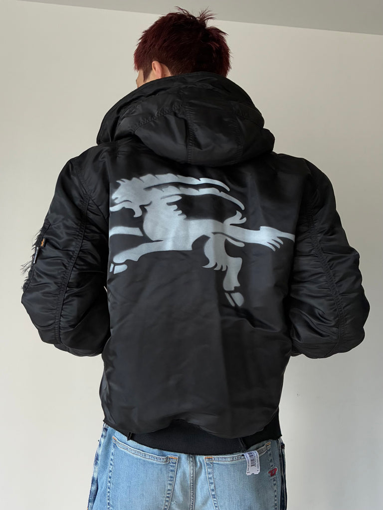 FIXED HOOD BOMBER NAVY