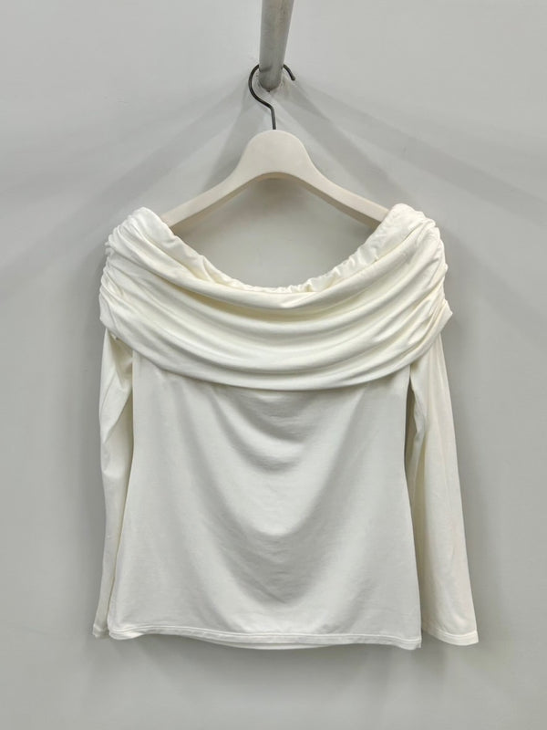 OFF-SHOULDER TOP WHITE