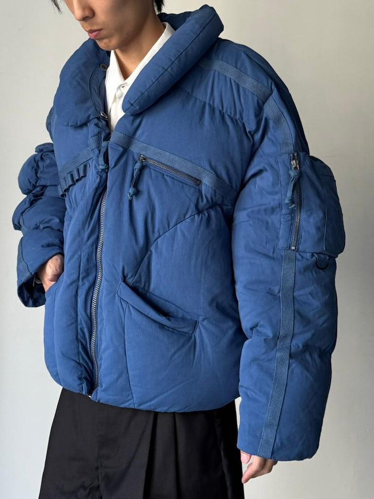 CARGO PUFFER BLUE